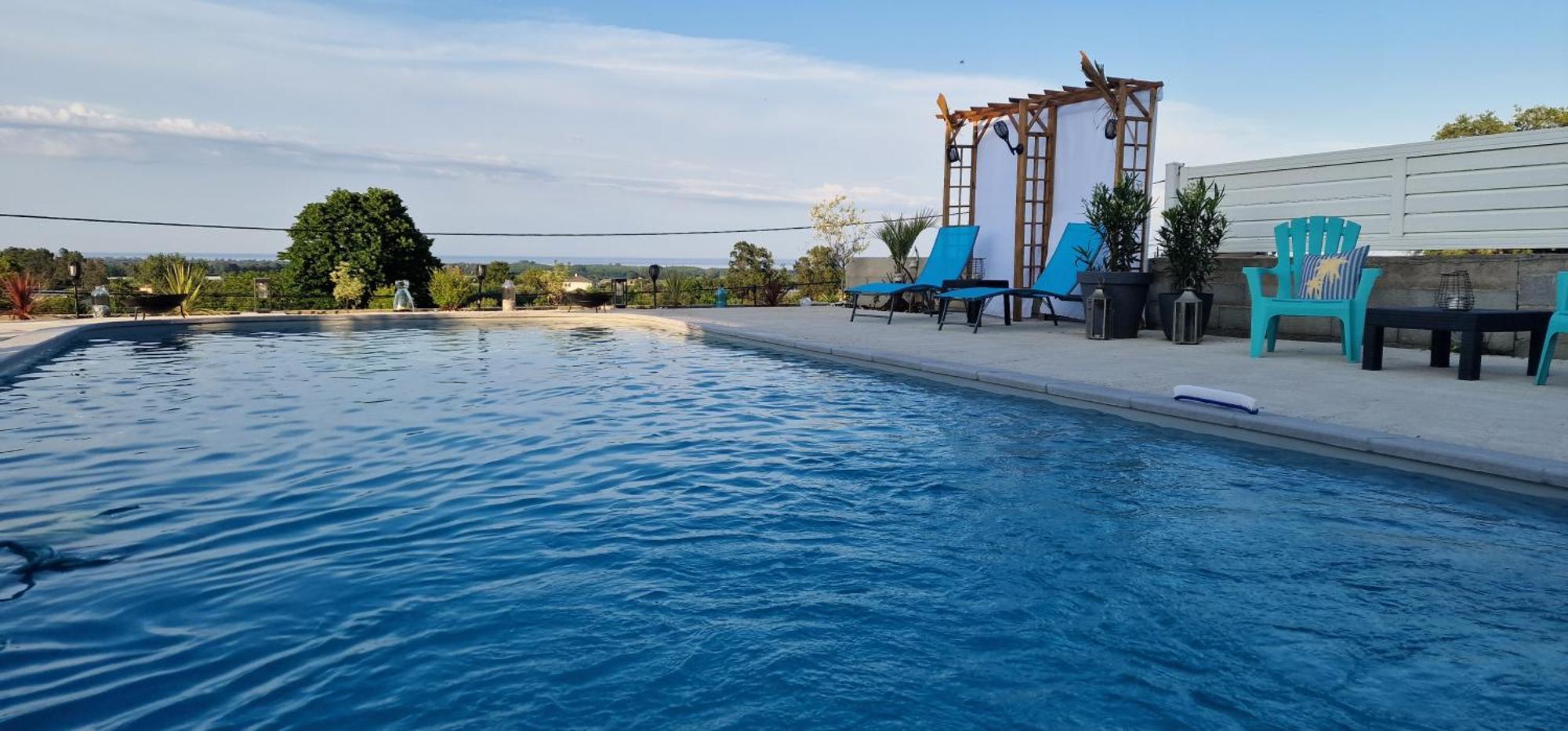Villa Bistinetti Rez De Villa Tout Confort Avec Piscine Penta di Casinca エクステリア 写真